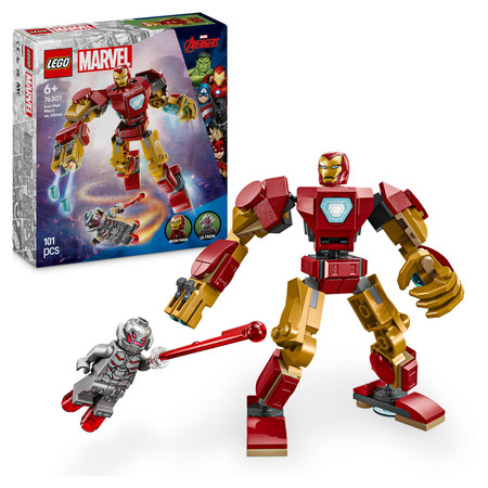 LEGO Super Heroes 76307 Mech Iron Mana kontra Ultron Marvel  Robot