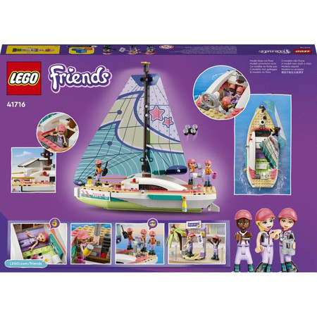 LEGO Friends 41716 Stephanie i Przygoda Pod Żaglami Łódź Statek + Akcesoria