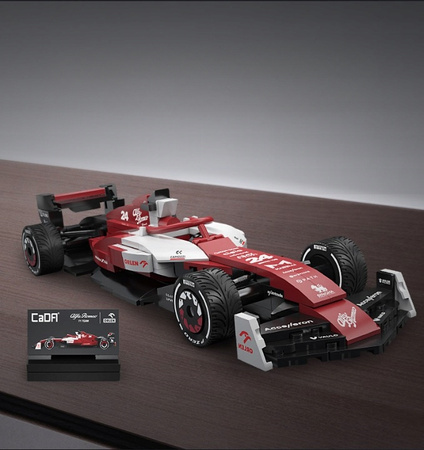 Klocki CaDA samochód wyścigowy Alfa Romeo F1 Team ORLEN Auto Formuła 1
