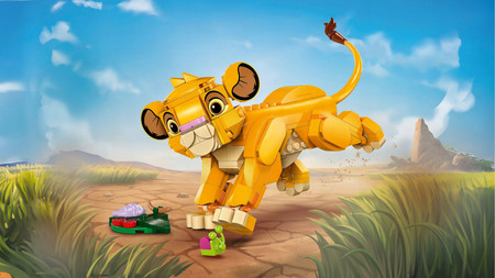 LEGO Disney 43243 Król Lew lwiątko Simba Lew Simba z Króla Lwa