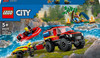OUTLET LEGO City Samochód Terenowy SUV Auto Wóz strażacki z łodzią ratunkową 60412