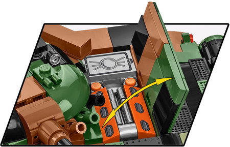 Klocki Wojskowe Cobi 2624 Czołg T-72M1R T-72M1R (PL/UA) Polska Ukraina