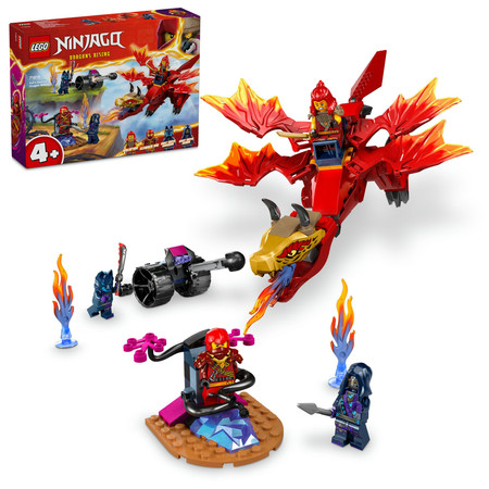 LEGO Ninjago Smocza Bitwa Kaia 71815 Ruchomy Smok + 4 Figurki Pojazd Działo