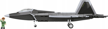 Klocki Wojskowe Cobi 5855 Samolot Myśliwiec Lockheed F-22 Raptor 695 Eleme.