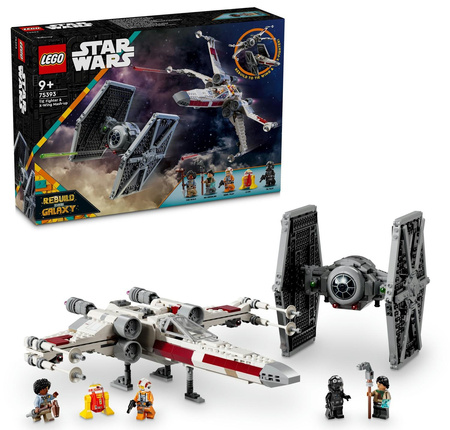 LEGO Star Wars 75393 Myśliwiec TIE i X-wing -Zestaw Combo Nowość