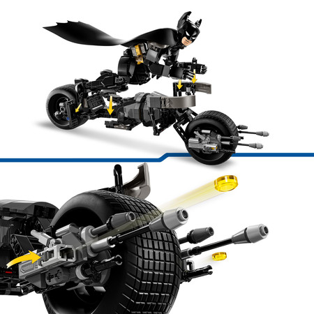LEGO DC BATMAN 76273 FIGURKA BATMANA DO ZBUDOWANIA I BATCYKL batpod Motor