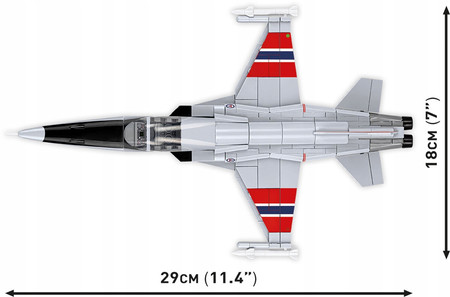 Klocki Wojskowe Cobi 5858 Model Samolot Northrop F-5A Freedom Fighter 358EL