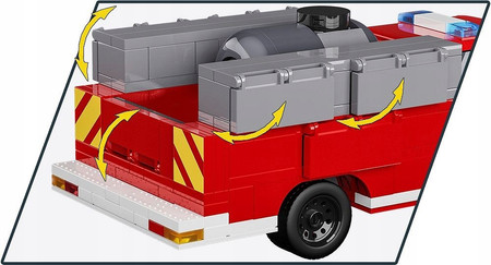 Klocki COBI 24612 RAM 3500 FIRE TRUCK Wóz Strażacki Straż Pożarna Pickup