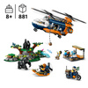 LEGO City 60437 Helikopter zwiadowczy w dżungli w bazie Base Camp