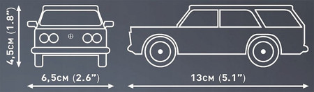 COBI YOUNGTIMER /24603/ FSO 125P KOMBI 90 KL