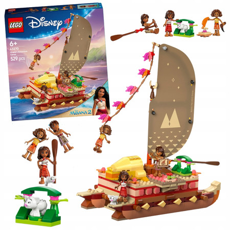 LEGO 43270 Disney - Kajakowa przygoda Vaiany Vaiana 2