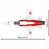 Klocki Wojskowe Cobi 5857 Samolot Northrop F-5E Tiger II Figurka +Podstawka