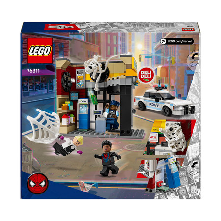 LEGO Marvel 76311 Super Heroes Multiwersum Miles Morales kontra Spot