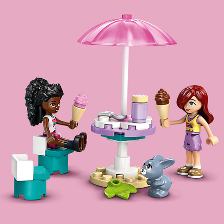 LEGO 42644 Friends Furgonetka z lodami w mieście Heartlake lodziarnia