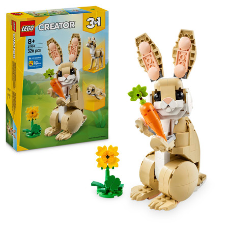 LEGO Creator 3w1 31162 Uroczy Króliczek Lama Foka Ryba Marchewka Słonecznik