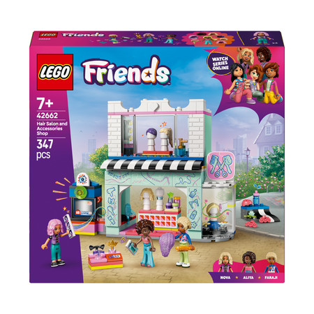 OUTLET LEGO 42662 Friends - Salon fryzjerski i sklep z ozdobami Fryzjer Nowość