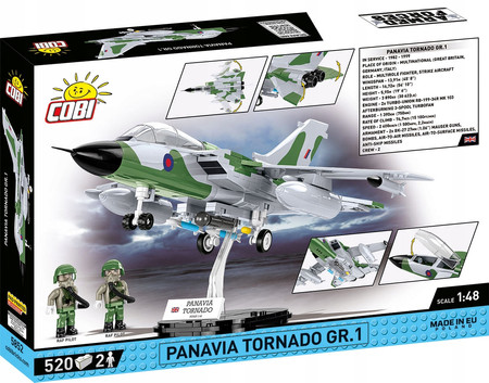 Klocki Wojskowe Cobi 5852 Samolot Myśliwiec Panavia Tornado 2 Figurki
