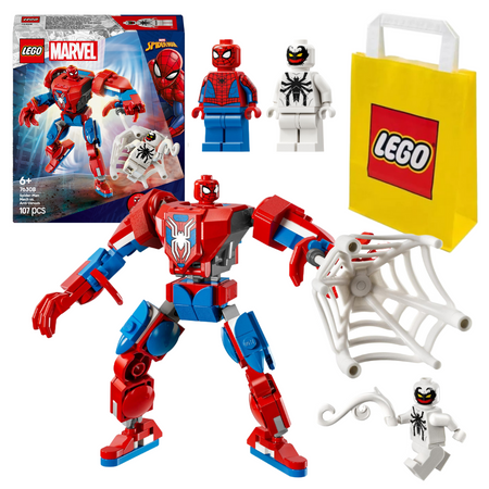 LEGO Super Heroes 76308 Mech Spider-Mana kontra Anti-Venom Marvel Spiderman