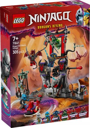 OUTLET LEGO Ninjago 71841 Burzowa Wioska Dragonów Arena Walki Powstanie Smoków