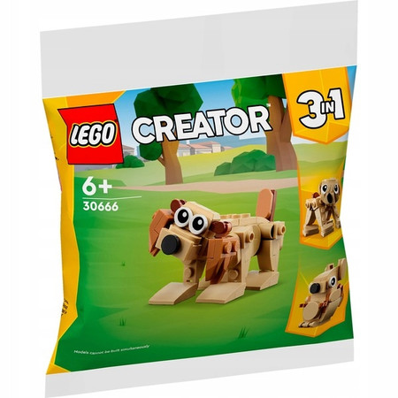 LEGO Creator 30666 Prezentowe zwierzęta Pies Niedźwiadek Wiewiórka