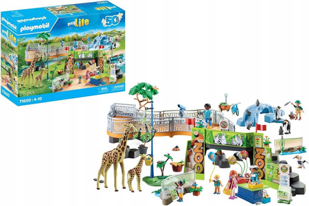 OUTLET Playmobil 71600 My Life Moje Wielkie Zoo Przygodowe Klocki Zwierzęta