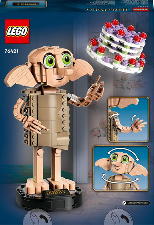 LEGO Harry Potter 76421 Figurka Zgredek skrzat lewitujące ciasto Pamiętnik