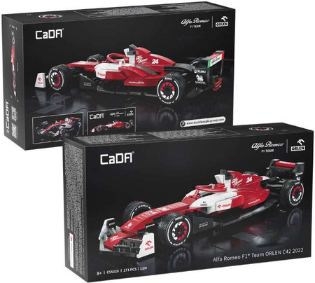 Klocki CaDA samochód wyścigowy Alfa Romeo F1 Team ORLEN Auto Formuła 1