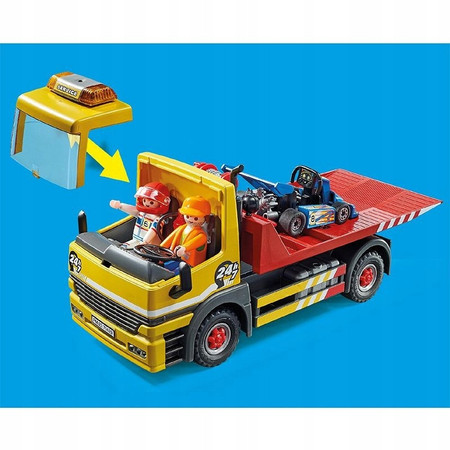 Playmobil - City Life Pomoc drogowa RC 71429 Laweta Holownik Gokard