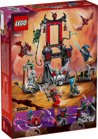 LEGO Ninjago 71841 Burzowa Wioska Dragonów Arena Walki Powstanie Smoków