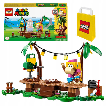 LEGO Super Mario 71421 Dżunglowy koncert Dixie Kong zestaw rozszerzający
