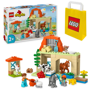 LEGO Duplo 10416 Opieka nad zwierzętami na farmie 8 figurek zwierząt Rolnik