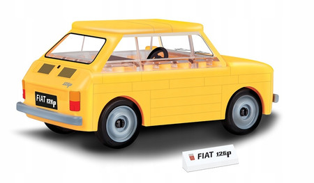 Polskie Klocki Cobi Samochód Auto Fiat 126P 24530 Żółty Maluch Autko