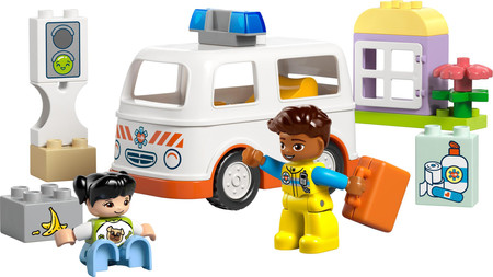 LEGO 10447 Duplo - Karetka z kierowcą Ambulans Ratownik Pogotowie