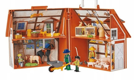 Playmobil 4142 Moje przenośne gospodarstwo rolne Stajnia Mała Farma
