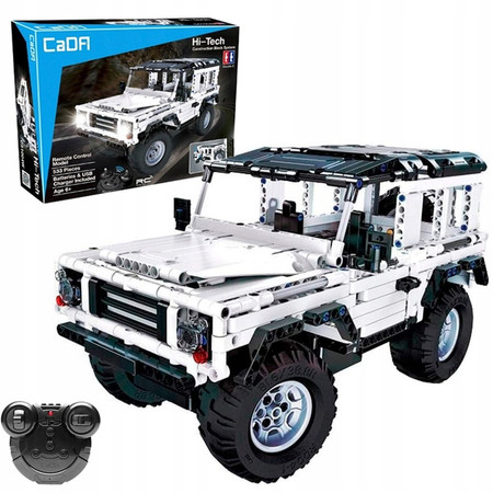 Klocki CaDa Land Rover Samochód zdalnie sterowany model z pilotem RC Auto