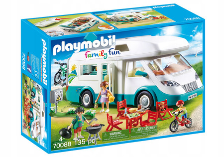 OUTLET Playmobil 70088 Auto Kempingowe Camper Samochód Kamper 3 Figurki Akcesoria