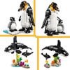 LEGO 31165 Creator 3w1 Dzikie zwierzęta rodzina pand Zwierzęta Orka Pingwin