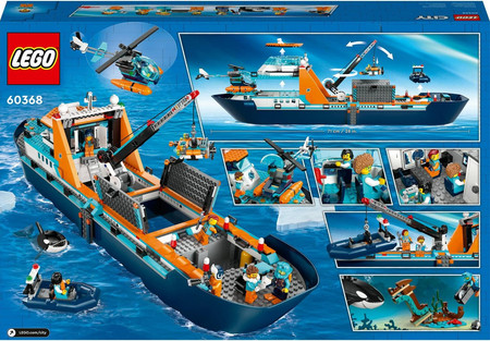 LEGO City 60368 Arktyczny statek badawczy Łódź