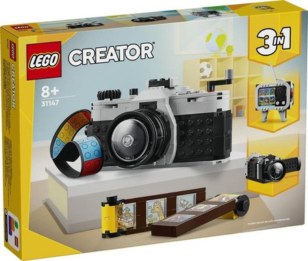 LEGO Creator 3in1 31147 Kamera retro Aparat z Kliszą Zdjęcia Telewizor 3w1