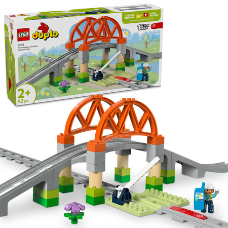LEGO Duplo 10426 Most kolejowy i tory - zestaw rozszerzający