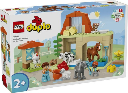 OUTLET LEGO Duplo 10416 Opieka nad zwierzętami na farmie 8 figurek zwierząt Rolnik