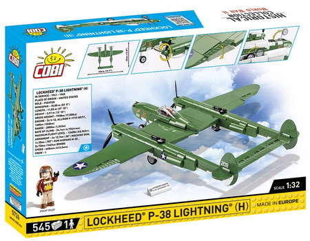 Klocki Cobi 5726 Lockheed P-38 H Lightning