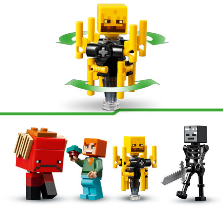 LEGO 21266 Minecraft Bitwa na moście Netheru mroczny szkielet Nowość