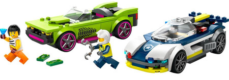 LEGO City Policja 60415 Pościg radiowozu za muscle carem 2 x Samochód Auto