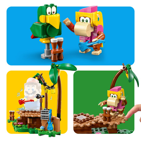 LEGO Super Mario 71421 Dżunglowy koncert Dixie Kong zestaw rozszerzający