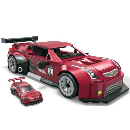 MEGA Hot Wheels Cadillac ATS-VR Kolekcjonerski Pojazd Zestaw Klocków