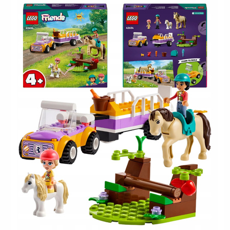 LEGO Friends 42634 Przyczepa na konia i kucyka