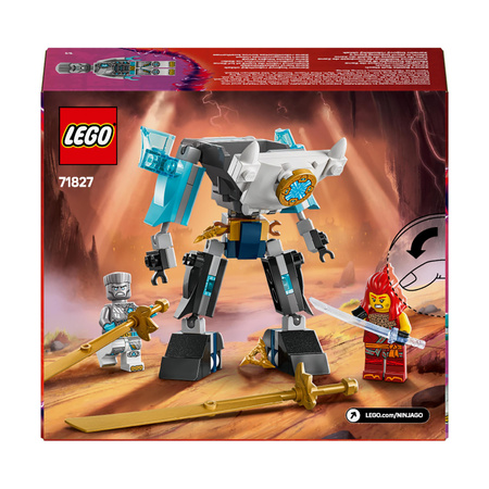 LEGO 71827 Ninjago -Mech w zbroi bojowej Zane'a Robot Nowość Zestaw bojowy