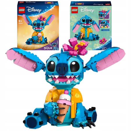 OUTLET LEGO Disney 43249 „Lilo i Stitch" Ruchomy Model Kosmita Stitch