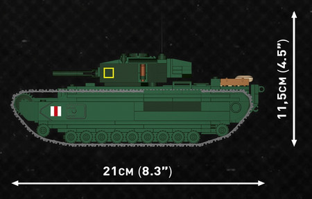 Cobi 3046 Company of Heroes 3 Czołg Churchill Mk